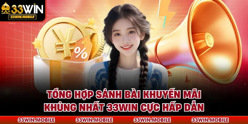 Tổng Hợp Sảnh Bài Khuyến Mãi Khủng Nhất 33WIN Cực Hấp Dẫn